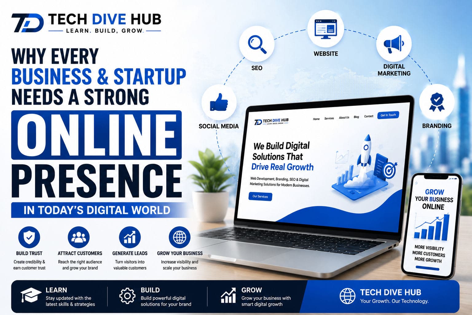 Why Every Business and Startup Needs a Strong Online Presence in Today's Digital World